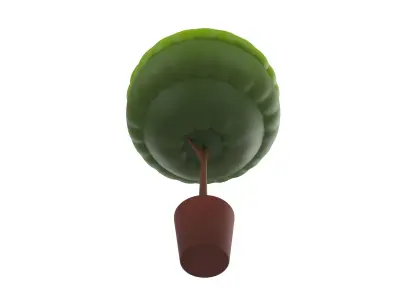 Tree In Pot 3D model