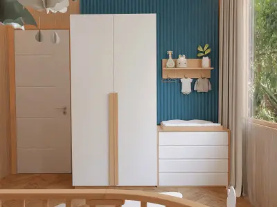 Baby Room 3 Blender Scene 3D model