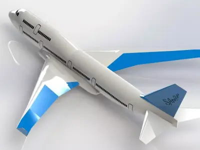Boeing B747 3D print model