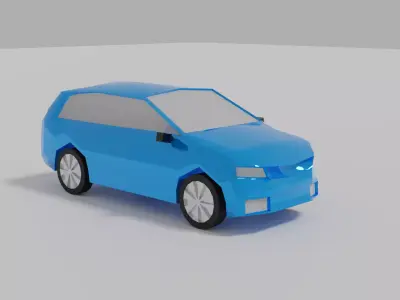 LOWPOLY CAR Low-poly 3D model
