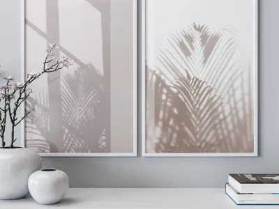 Photo Frames Set 445 3D model