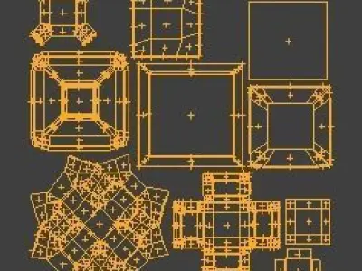 Asian Garden lamp Free low-poly 3D model