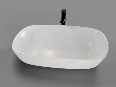 Luxurious Wash Basin 3D Model Free 3D model