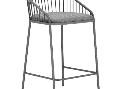 AGORA High Stool By Missana 3D model