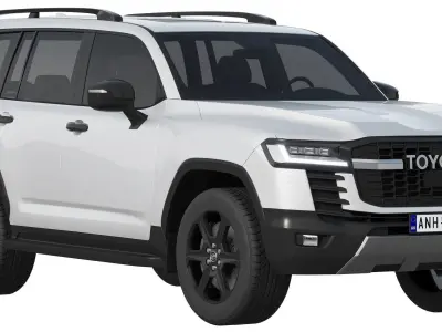 Toyota Land Cruiser GR-Sport 2022 3D model