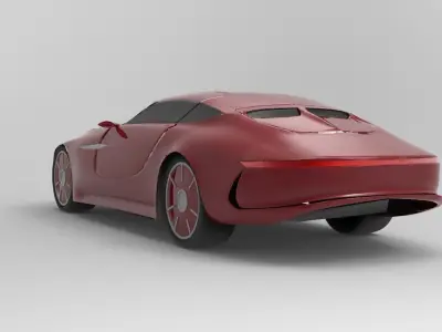 Mercedes Maybach Low Poly Low-poly 3D model