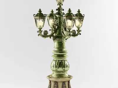 Street light Landscape Lamp 3D model