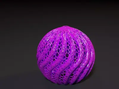 Christmas Ball 7 3D print model