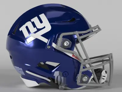 NEW YORK GIANTS Helmet Football NFC EAST PBR updated 2025 3D model