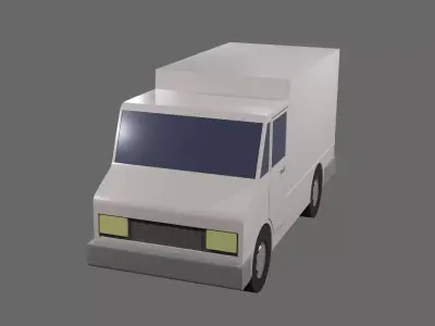 Truck Free low-poly 3D model