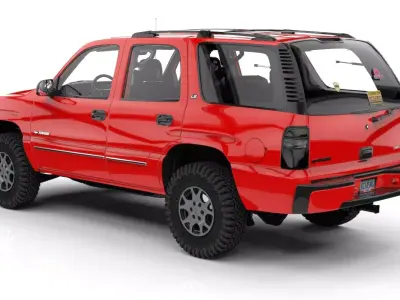 CHEVROLET TAHOE LS 2002  Low-poly 3D model