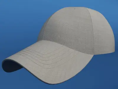 Baseball Cap 3D model