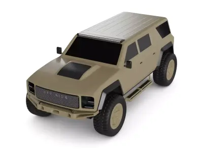 Dedicated Off Road car 3D model