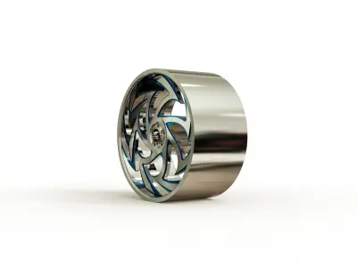AMANI FORGED CARITO CONCAVE WHEEL  3D print model