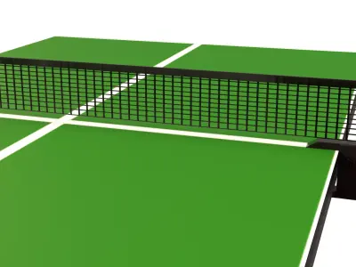Table Tennis Table 3D model