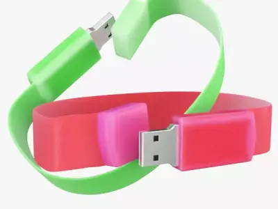 Sport Bracelet Style USB Blender Free 3D model