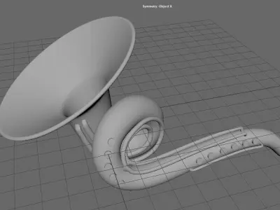 Saxophone Model 3D model