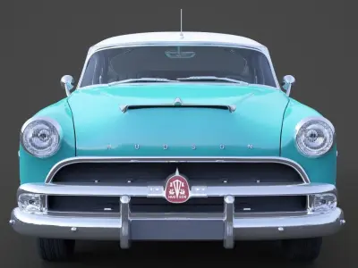 Hudson Hornet 2door 1954 3D model