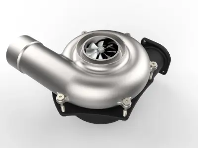 Turbocharger 3D model