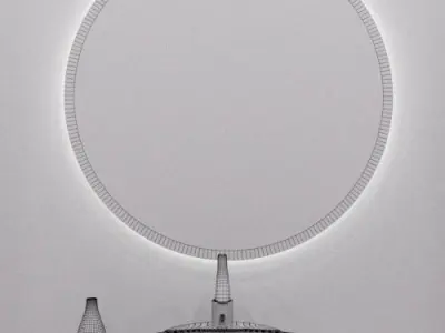 Illuminated Mirror 18 3D model