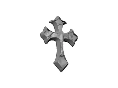 pendant decoration Jesus cross 3D print model