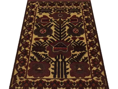 Rug Set 1966 3D model