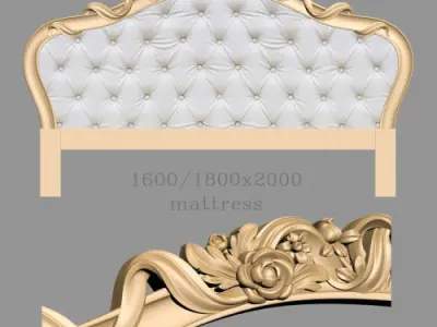 Bed Luxury  3D model