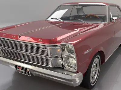 Galaxie 500 7L High Poly 3D model