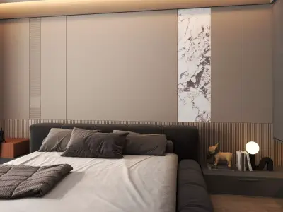 Bedroom interior 13 3D model