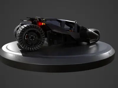 Batmobile Batman Car 3D model