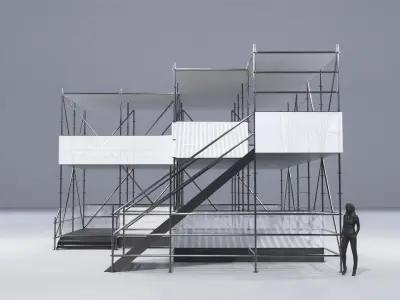 Layher Structure Pavilion 8 3D model