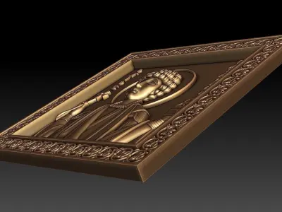 Saint Panteleimon the Healer 3D model