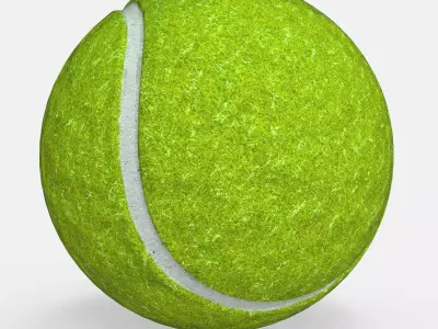 Tennis ball - AR VR Low-poly 3D model