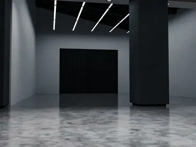 Free Garage Scene Free 3D model