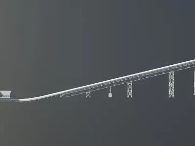 Industrial building 2023-0009 3D model