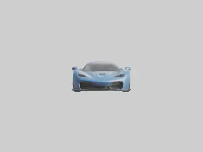 Sports Car Model 1 Low-poly 3D model