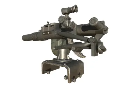 02-6G28-Balkan-gun model 3d game ready model Low-poly 3D model Low-poly 3D model