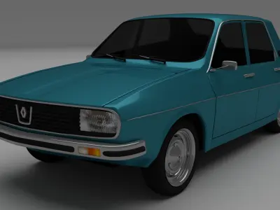 Dacia 1300 Renault 12 Pack 3D model