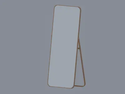 Standing Mirror 3D model