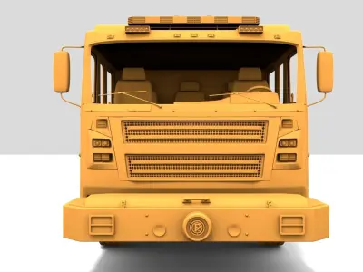 Firetruck RM TDA 3D model 3D model