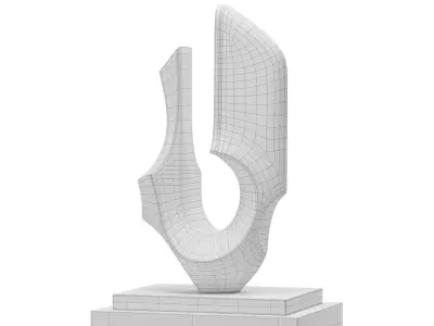 Abstract Modern Sculpture 3D model