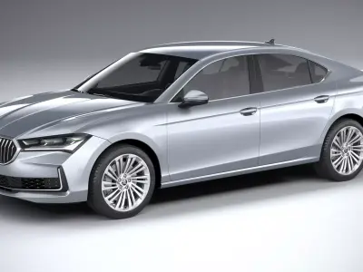 Skoda Superb 2024 3D model
