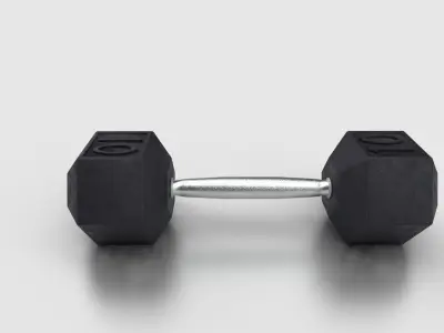 Dumbbell Low-poly 3D model