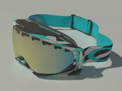 Oakley Crowbar goggles 3D model