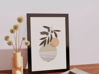 Nature Fusion Boho Art Free low-poly 3D model