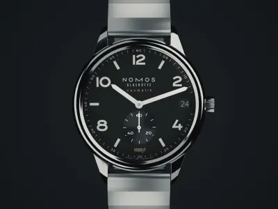 Nomos Club Sport Neomatik 42 Luxury watch with movement 3D model