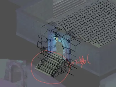 Game The Palace - Shimen 04 3D model