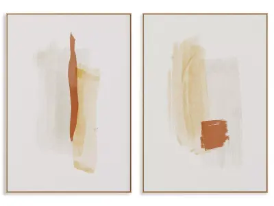 Abstract Painting Frame set 3D model 101