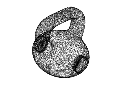 Kettlebell 3D Model FBX STL OBJ for Print or Animation 3D print model