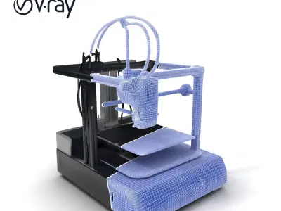 D Printer Model Pack  High Detail and Functionality Low-poly 3D model